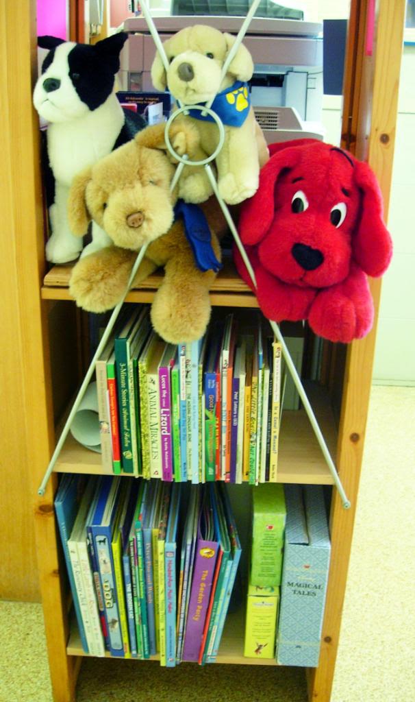 Some kids like to hug Clifford and his friends!